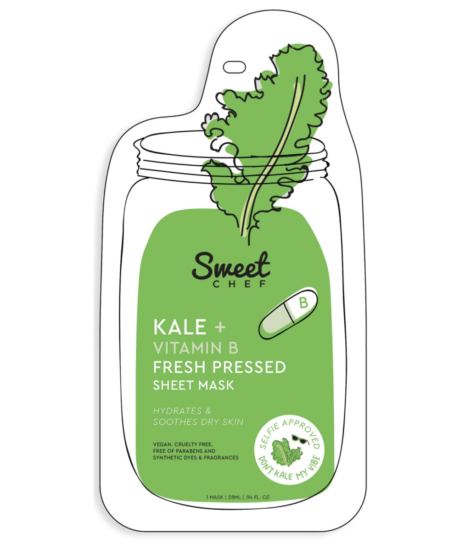 KALE + VITAMIN B FRESH-PRESSED maska na obličej